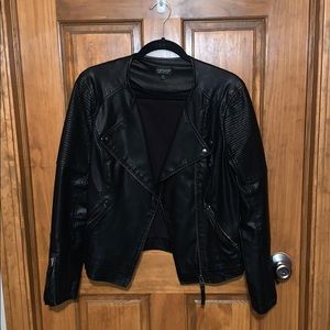 Top shop leather jacket